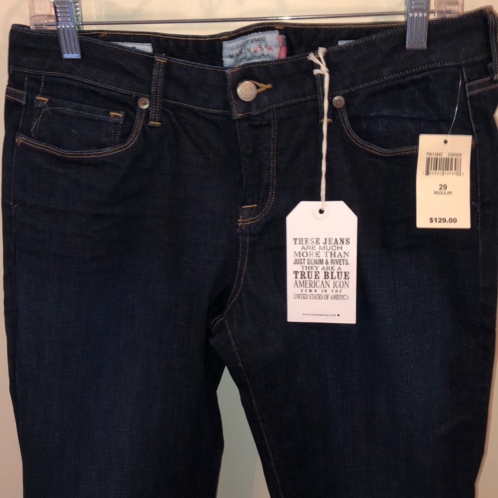 Lucky Brand dark wash Lolita boot jeans. NWT